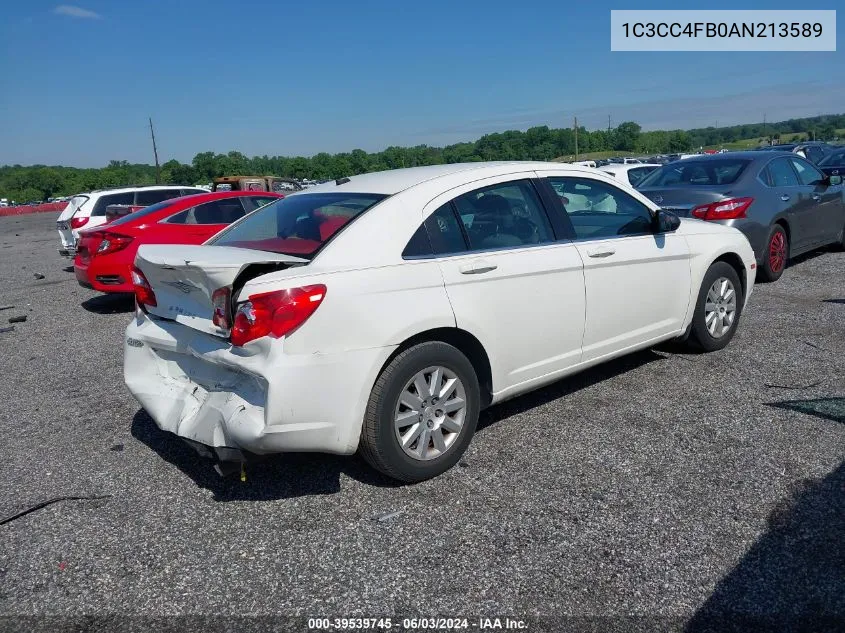 2010 Chrysler Sebring Touring VIN: 1C3CC4FB0AN213589 Lot: 39539745