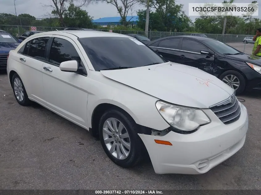 2010 Chrysler Sebring Limited VIN: 1C3CC5FB2AN135256 Lot: 39837742