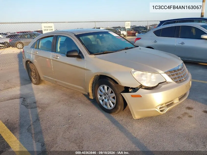 2010 Chrysler Sebring Touring VIN: 1C3CC4FB4AN163067 Lot: 40363846