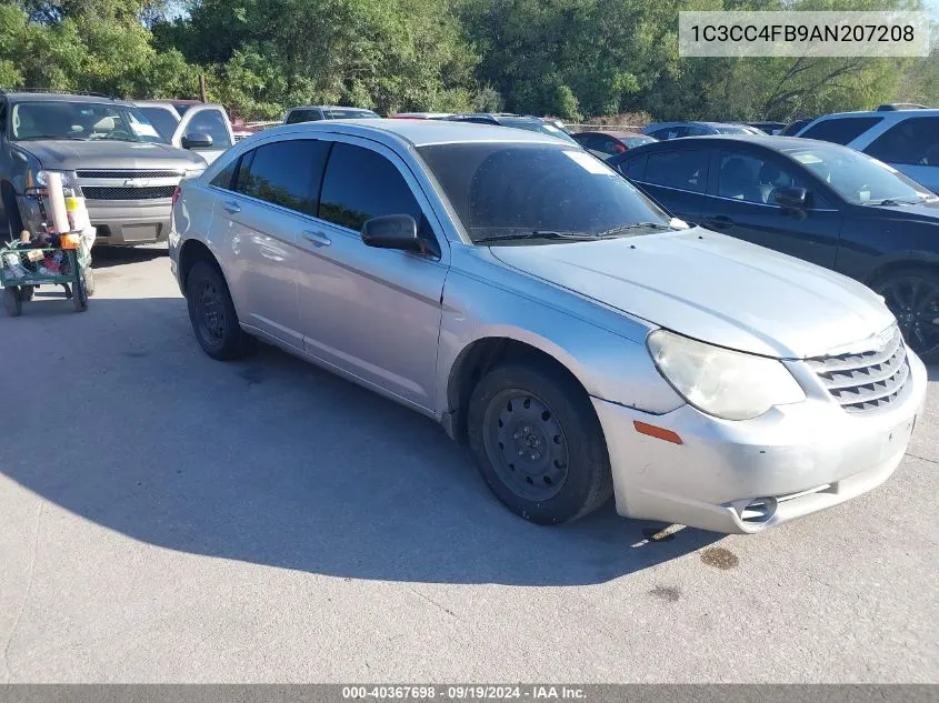 2010 Chrysler Sebring Touring VIN: 1C3CC4FB9AN207208 Lot: 40367698