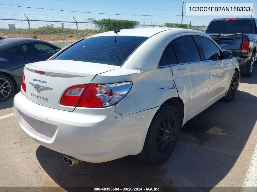 2010 Chrysler Sebring Touring VIN: 1C3CC4FB2AN168333 Lot: 40393684