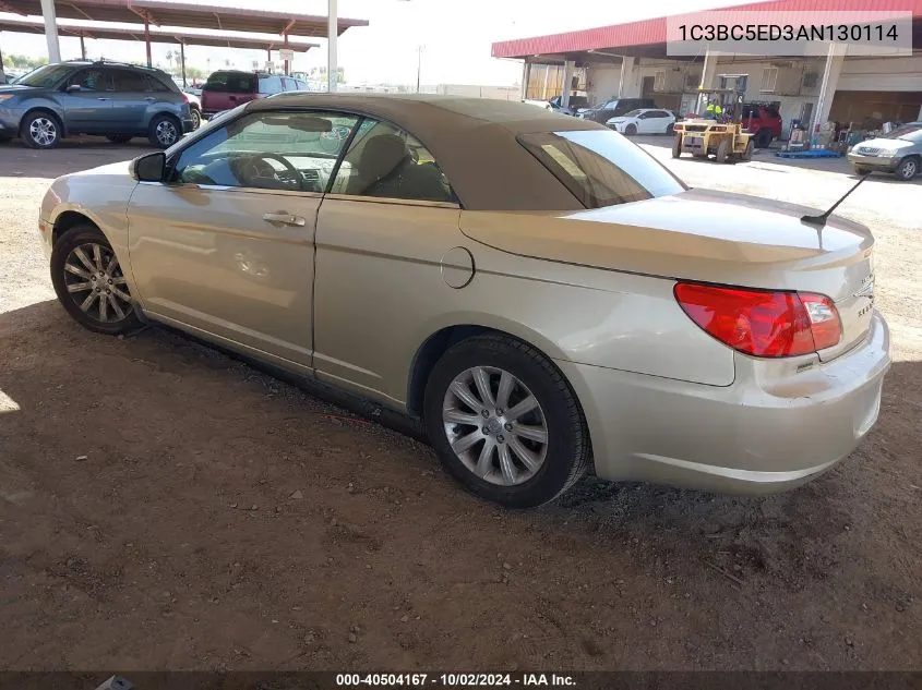 2010 Chrysler Sebring Touring VIN: 1C3BC5ED3AN130114 Lot: 40504167