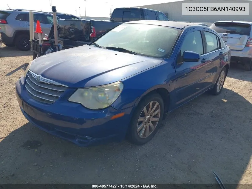 2010 Chrysler Sebring Limited VIN: 1C3CC5FB6AN140993 Lot: 40577427