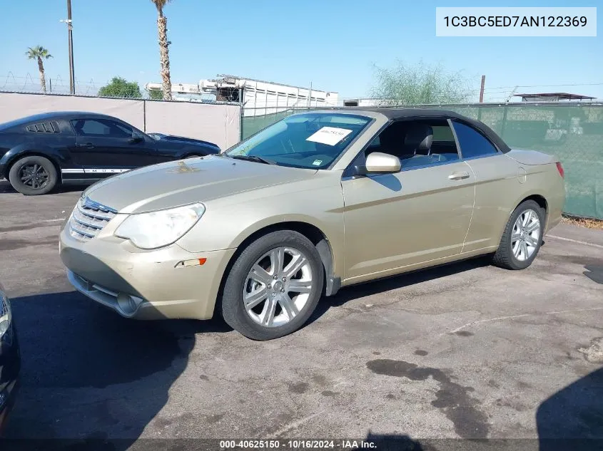 2010 Chrysler Sebring Touring VIN: 1C3BC5ED7AN122369 Lot: 40625150