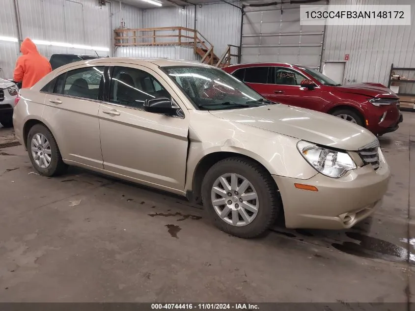 2010 Chrysler Sebring Touring VIN: 1C3CC4FB3AN148172 Lot: 40744416