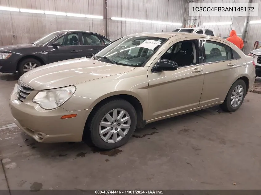 2010 Chrysler Sebring Touring VIN: 1C3CC4FB3AN148172 Lot: 40744416