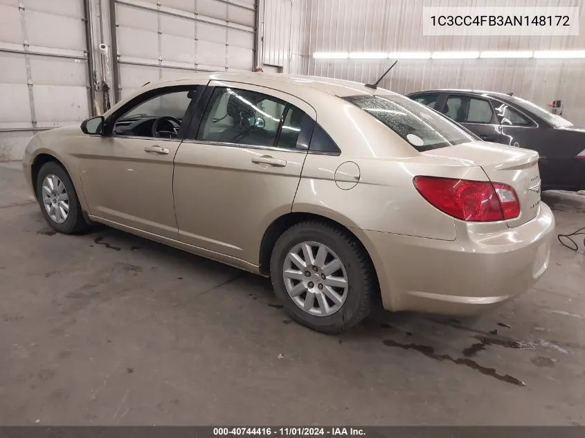 2010 Chrysler Sebring Touring VIN: 1C3CC4FB3AN148172 Lot: 40744416