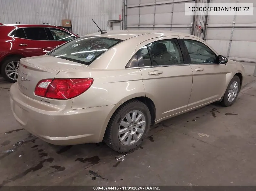 2010 Chrysler Sebring Touring VIN: 1C3CC4FB3AN148172 Lot: 40744416