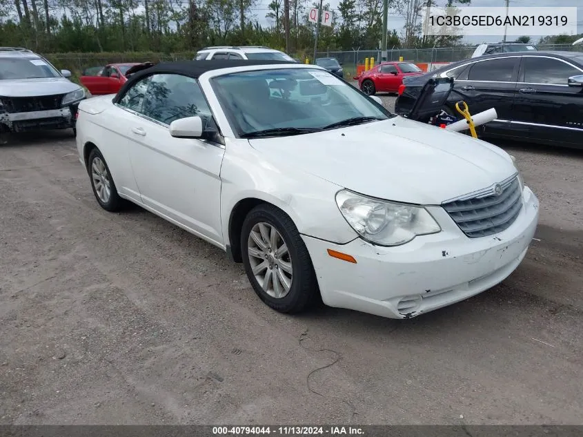 2010 Chrysler Sebring Touring VIN: 1C3BC5ED6AN219319 Lot: 40794044