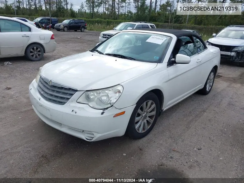 2010 Chrysler Sebring Touring VIN: 1C3BC5ED6AN219319 Lot: 40794044