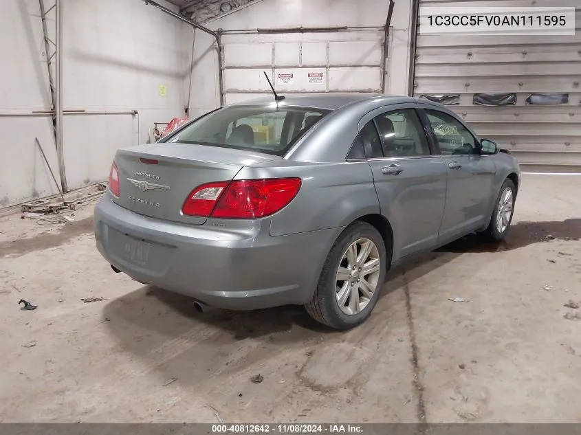 2010 Chrysler Sebring Limited VIN: 1C3CC5FV0AN111595 Lot: 40812642