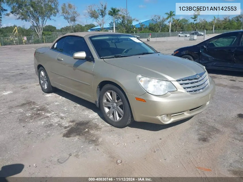 2010 Chrysler Sebring Touring VIN: 1C3BC5ED1AN142553 Lot: 40830746