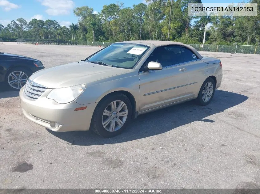 2010 Chrysler Sebring Touring VIN: 1C3BC5ED1AN142553 Lot: 40830746