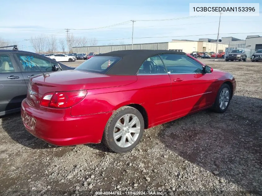 2010 Chrysler Sebring Touring VIN: 1C3BC5ED0AN153396 Lot: 40844762