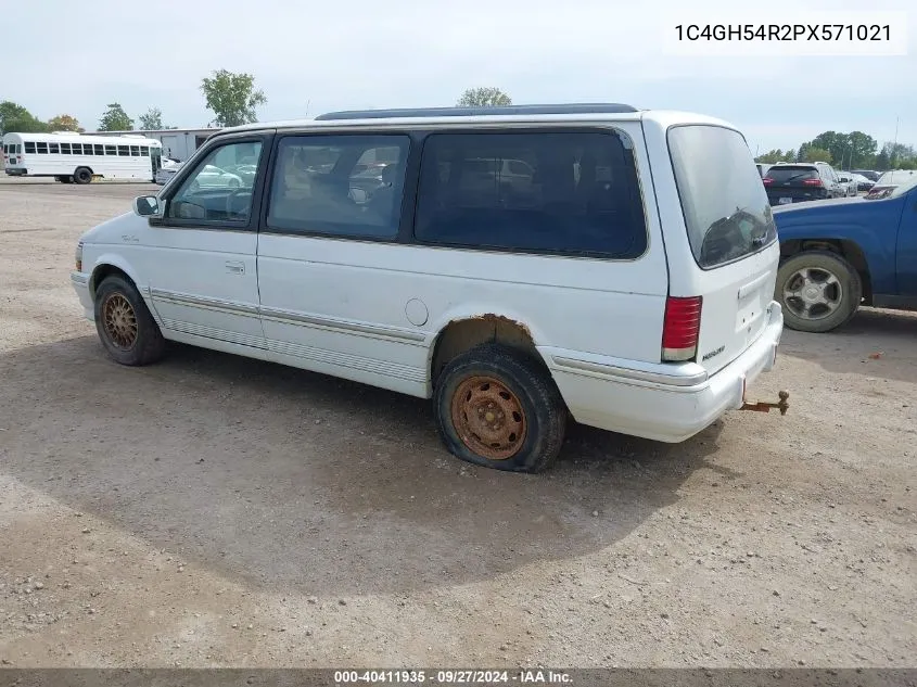 1993 Chrysler Town & Country VIN: 1C4GH54R2PX571021 Lot: 40411935