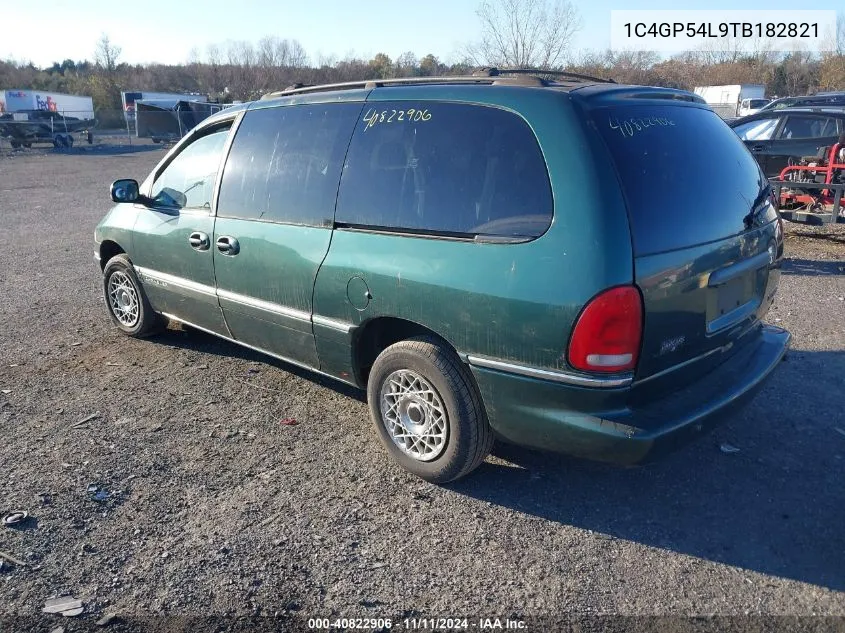 1996 Chrysler Town & Country VIN: 1C4GP54L9TB182821 Lot: 40822906