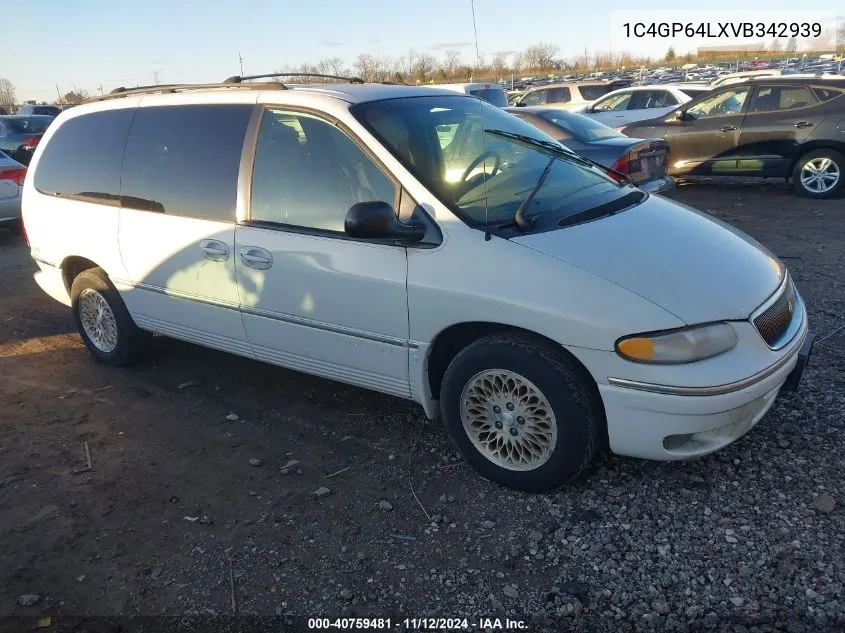 1997 Chrysler Town & Country Lxi VIN: 1C4GP64LXVB342939 Lot: 40759481