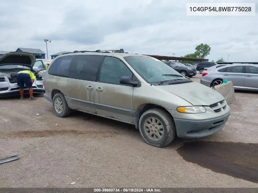 1998 Chrysler Town & Country Lx VIN: 1C4GP54L8WB775028 Lot: 39680734