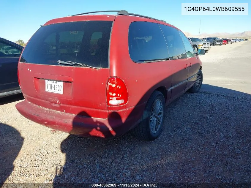 1998 Chrysler Town & Country Lxi VIN: 1C4GP64L0WB609555 Lot: 40862969