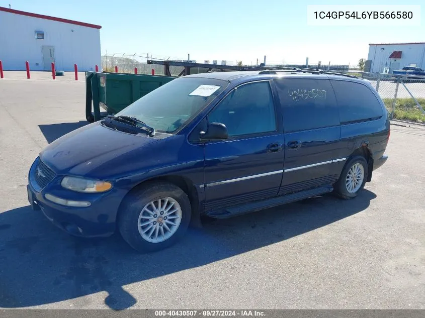 2000 Chrysler Town & Country Lxi VIN: 1C4GP54L6YB566580 Lot: 40430507