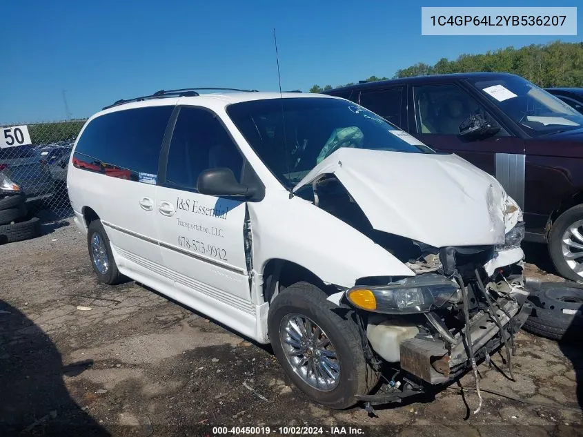 2000 Chrysler Town & Country Limited VIN: 1C4GP64L2YB536207 Lot: 40450019