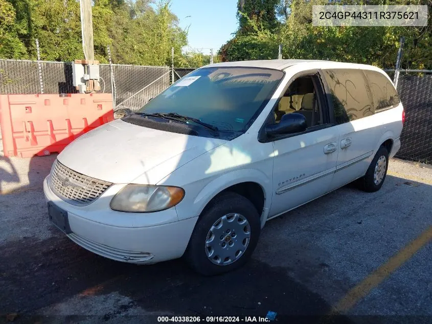 2001 Chrysler Town & Country Lx VIN: 2C4GP44311R375621 Lot: 40338206