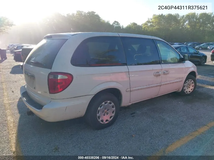 2001 Chrysler Town & Country Lx VIN: 2C4GP44311R375621 Lot: 40338206