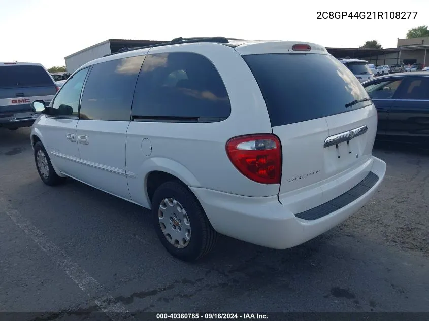 2C8GP44G21R108277 2001 Chrysler Town & Country Lx