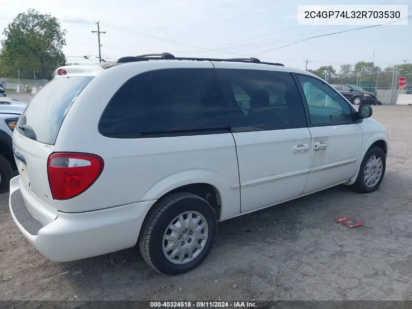 2C4GP74L32R703530 2002 Chrysler Town & Country Ex