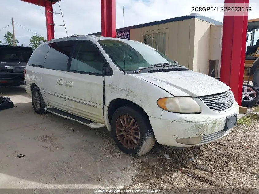 2002 Chrysler Town & Country Limited VIN: 2C8GP64L72R633653 Lot: 40549298