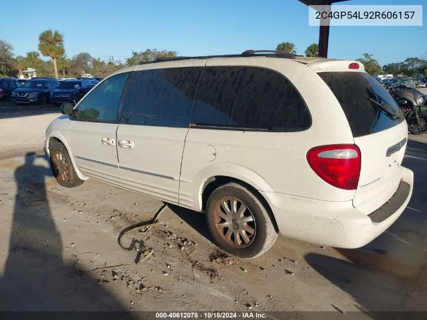 2002 Chrysler Town & Country Lxi VIN: 2C4GP54L92R606157 Lot: 40612078