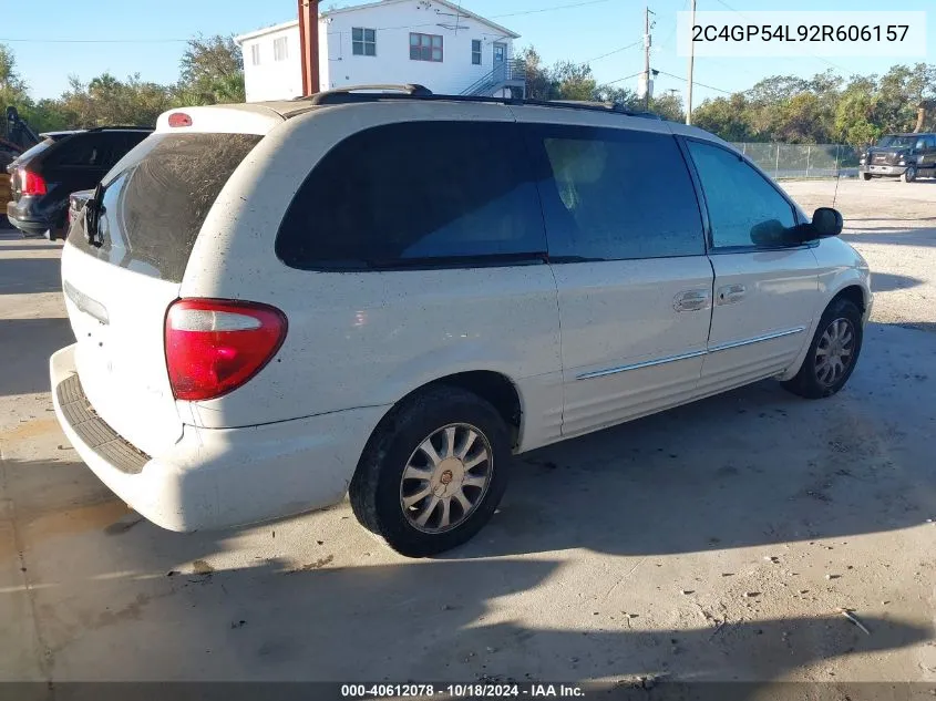 2002 Chrysler Town & Country Lxi VIN: 2C4GP54L92R606157 Lot: 40612078