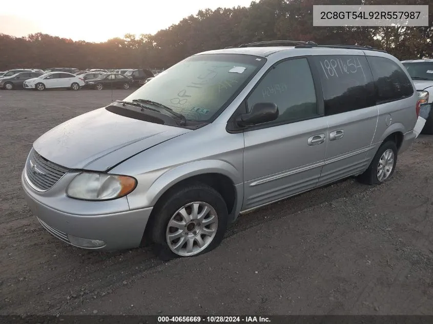 2002 Chrysler Town & Country Lxi VIN: 2C8GT54L92R557987 Lot: 40656669