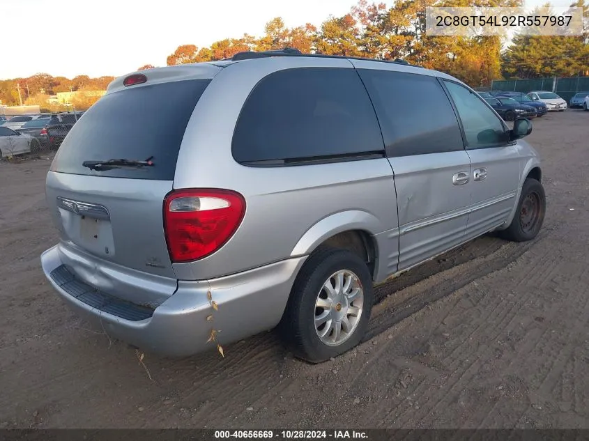 2002 Chrysler Town & Country Lxi VIN: 2C8GT54L92R557987 Lot: 40656669