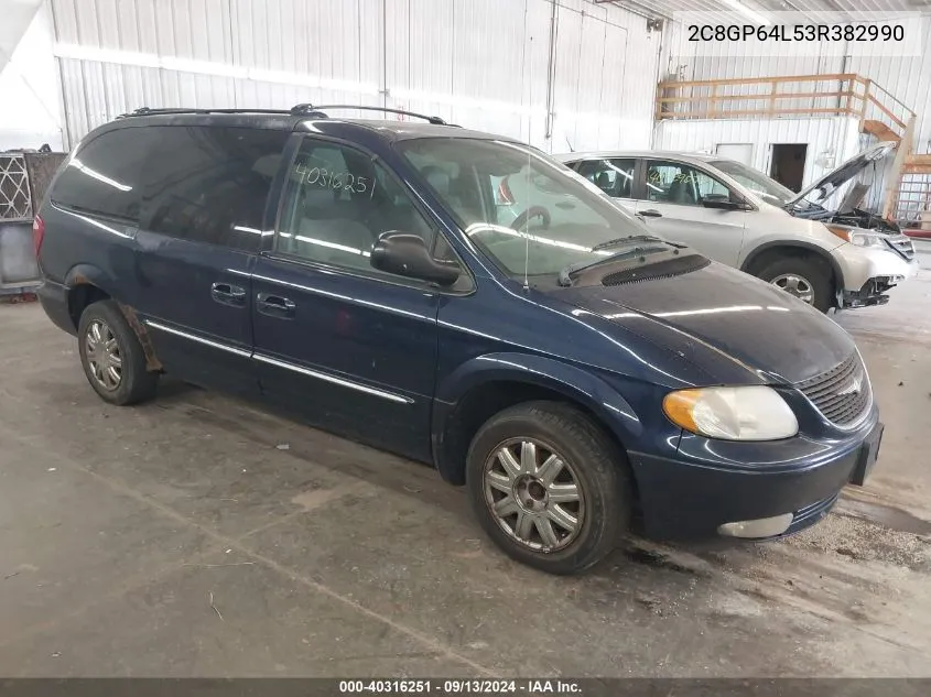 2003 Chrysler Town & Country Limited VIN: 2C8GP64L53R382990 Lot: 40316251