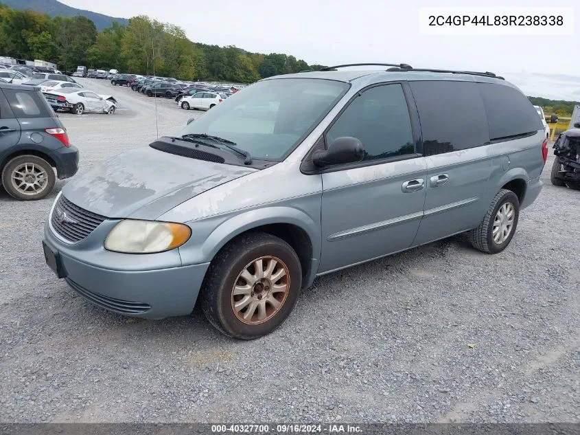 2C4GP44L83R238338 2003 Chrysler Town & Country Lx