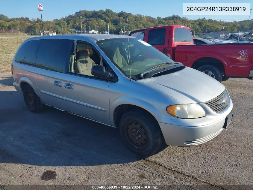 2003 Chrysler Town & Country VIN: 2C4GP24R13R338919 Lot: 40656939