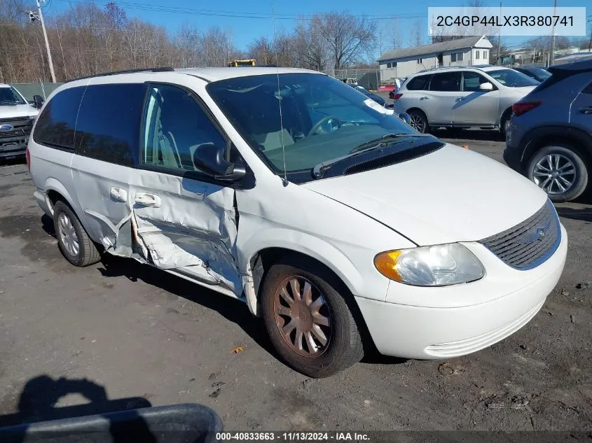 2C4GP44LX3R380741 2003 Chrysler Town & Country Lx