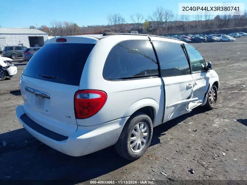 2C4GP44LX3R380741 2003 Chrysler Town & Country Lx