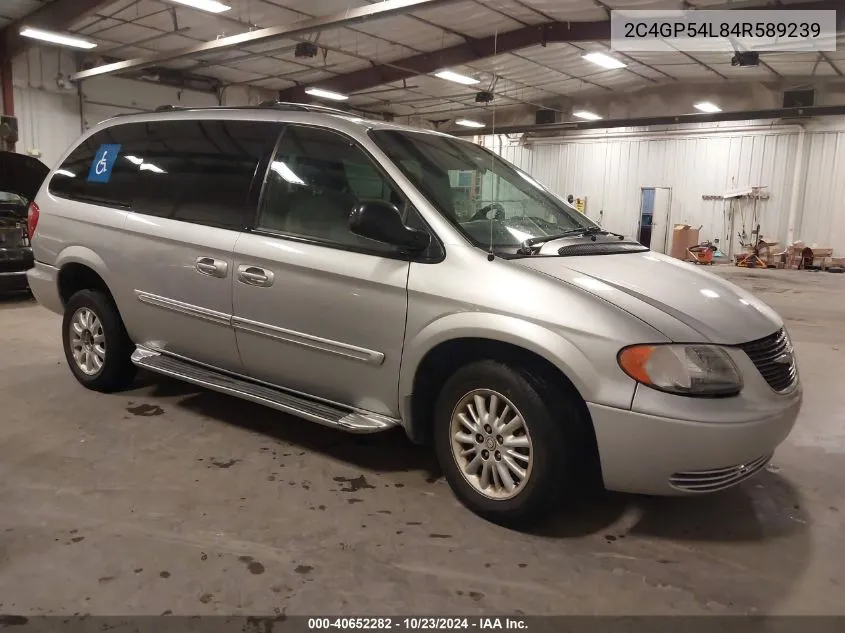 2004 Chrysler Town & Country Touring VIN: 2C4GP54L84R589239 Lot: 40652282