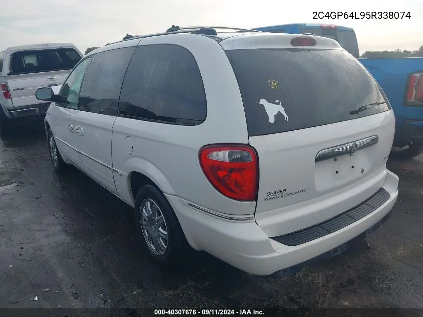 2005 Chrysler Town & Country Limited VIN: 2C4GP64L95R338074 Lot: 40307676