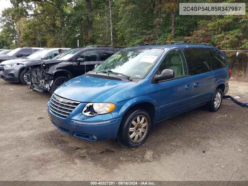 2C4GP54L85R347987 2005 Chrysler Town & Country Touring