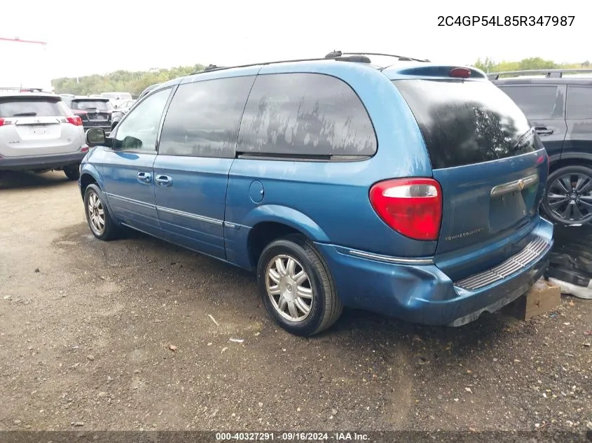 2005 Chrysler Town & Country Touring VIN: 2C4GP54L85R347987 Lot: 40327291