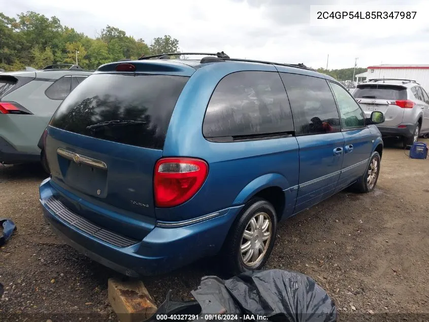 2005 Chrysler Town & Country Touring VIN: 2C4GP54L85R347987 Lot: 40327291