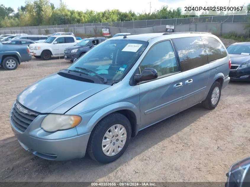 2C4GP44R25R590967 2005 Chrysler Town & Country Lx