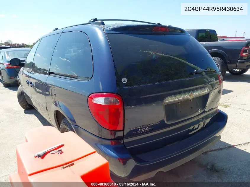 2C4GP44R95R430634 2005 Chrysler Town & Country Lx