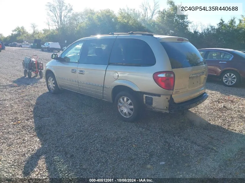 2005 Chrysler Town & Country Touring VIN: 2C4GP54L35R440688 Lot: 40512081