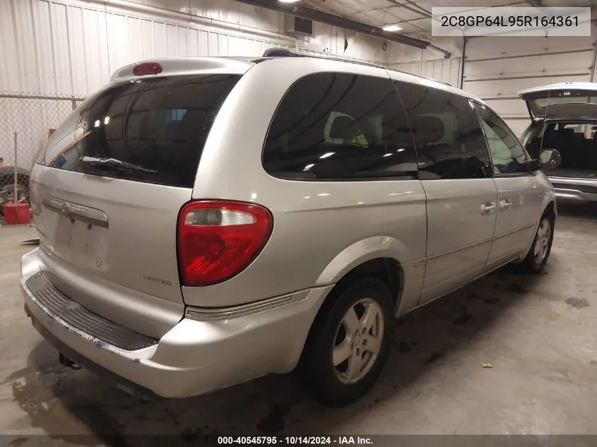 2005 Chrysler Town & Country Limited VIN: 2C8GP64L95R164361 Lot: 40545795