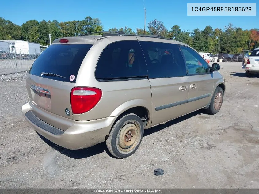 2005 Chrysler Town & Country VIN: 1C4GP45R85B185628 Lot: 40589579