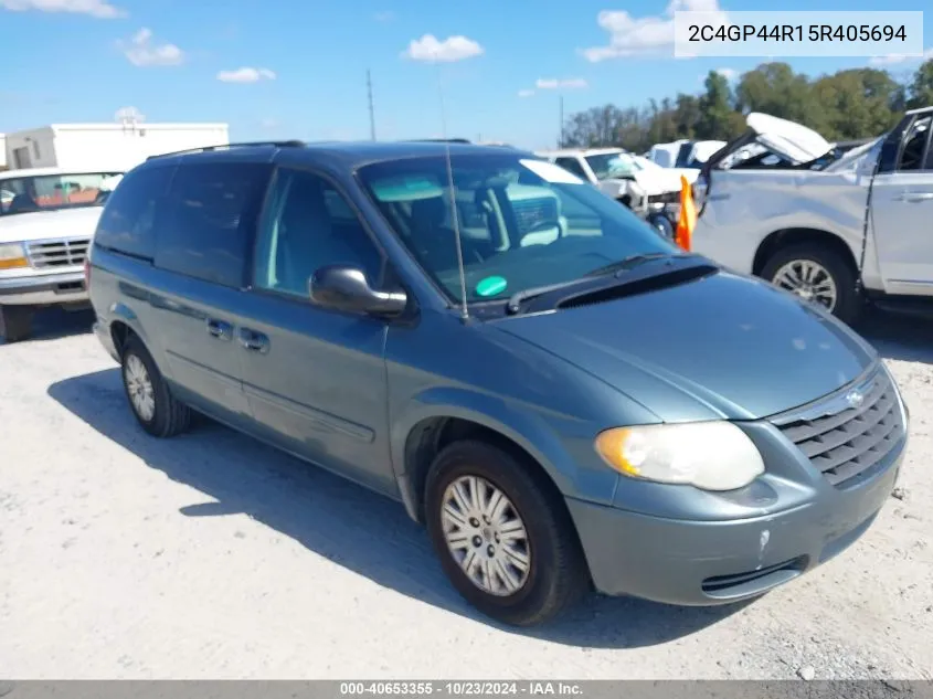 2005 Chrysler Town & Country Lx VIN: 2C4GP44R15R405694 Lot: 40653355